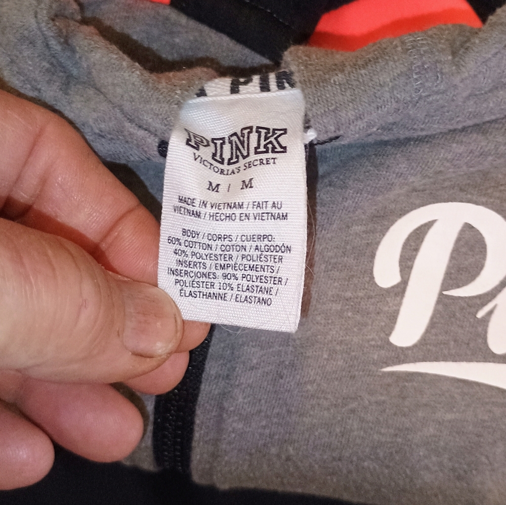 VS Pink Bundle Of 5 Sz Medium Gray Hoodies/ Sweatshirts - Picture 5 of 15